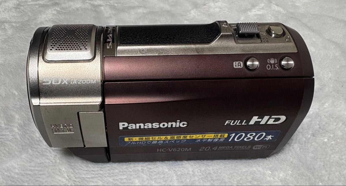 美品 Panasonic ビデオカメラ HC-V620M ブラウン パナソニック