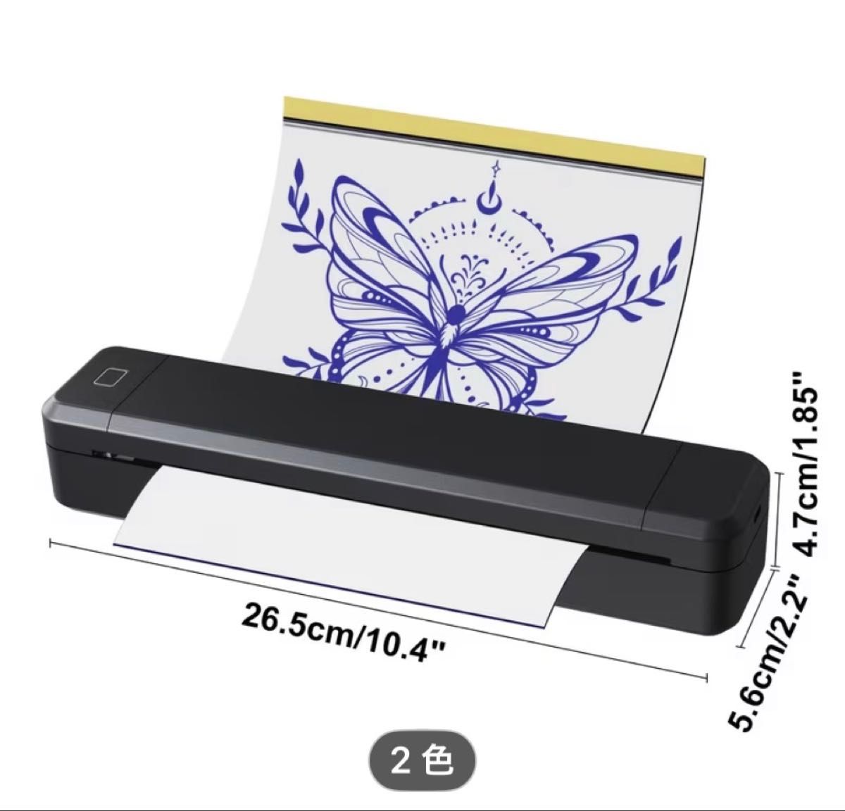 Marklife X8】ポータブル インクレス プリンターサーマルプリンタ 黒