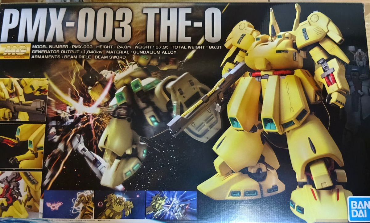MG PMX-003 THE-O ジオ 1/100スケール 機動戦士Zガンダム 箱にイタミ