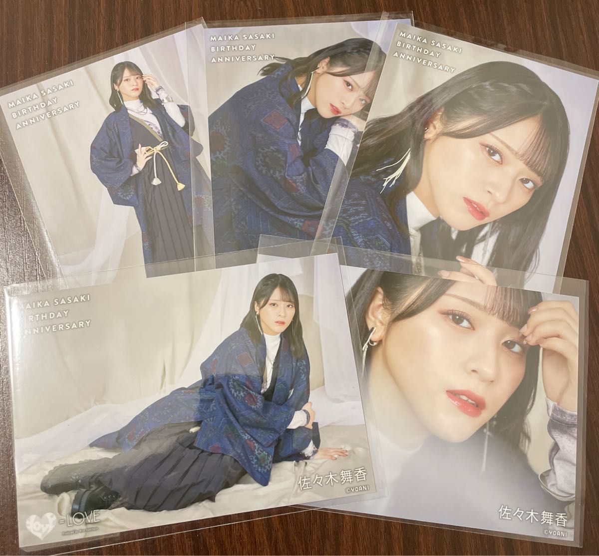 佐々木舞香 BIRTHDAY ANNIVERSARY 生写真 5枚セット =LOVE｜Yahoo