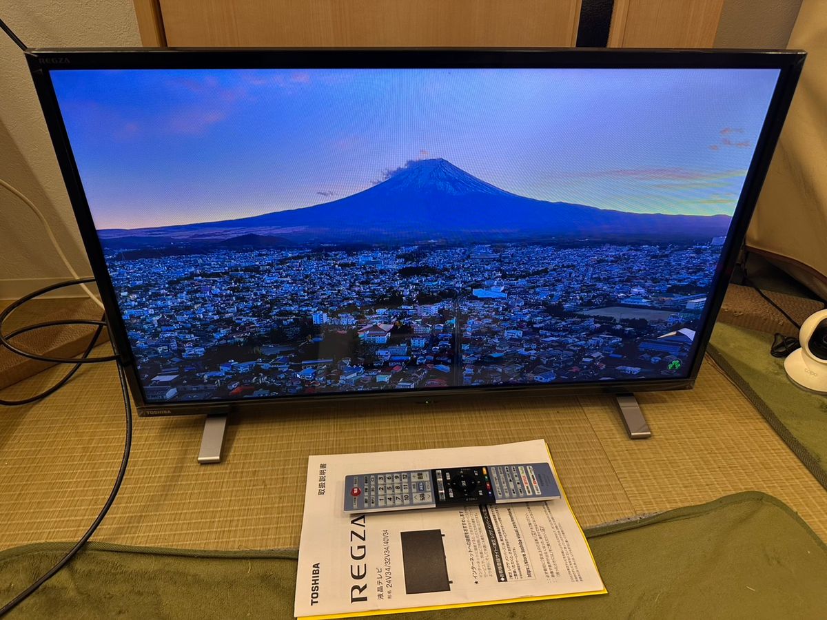 アプリ内蔵極美品 TOSHIBA 東芝 テレビ 32V34 2023年製 32型 REGZA