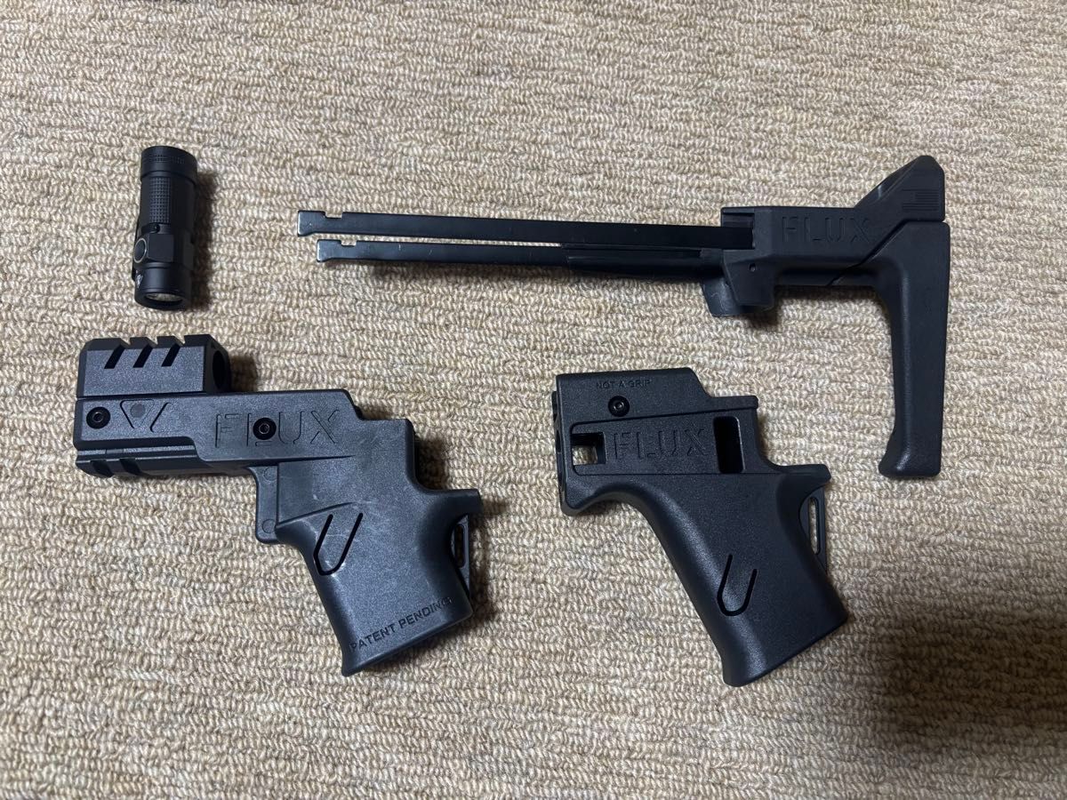 ラストワン FLUX BRACE グロック ストック グリップ g17専用 エアガン