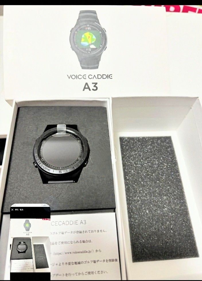 ボイスキャディ ゴルフGPSナビ 腕時計型 距離測定器 A3｜Yahoo!フリマ