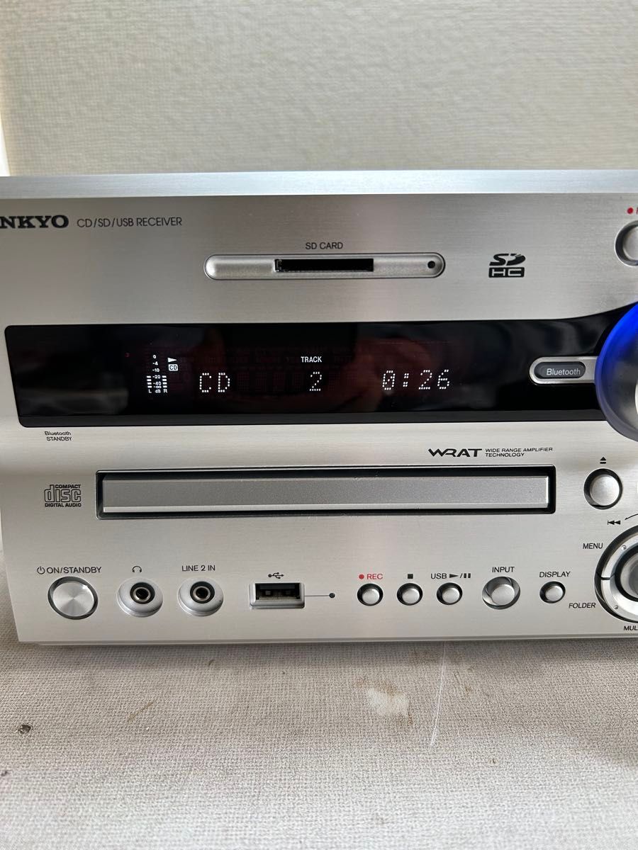 V16 整備美品 ONKYO NFR-7TX ハイレゾ 対応 CD/SD/USB/Bluetooth