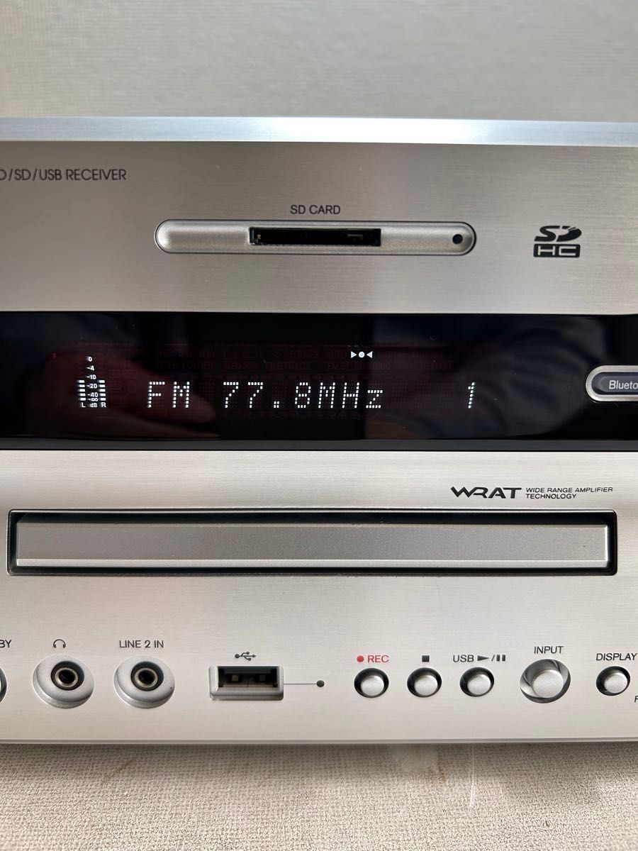 V16 整備美品 ONKYO NFR-7TX ハイレゾ 対応 CD/SD/USB/Bluetooth