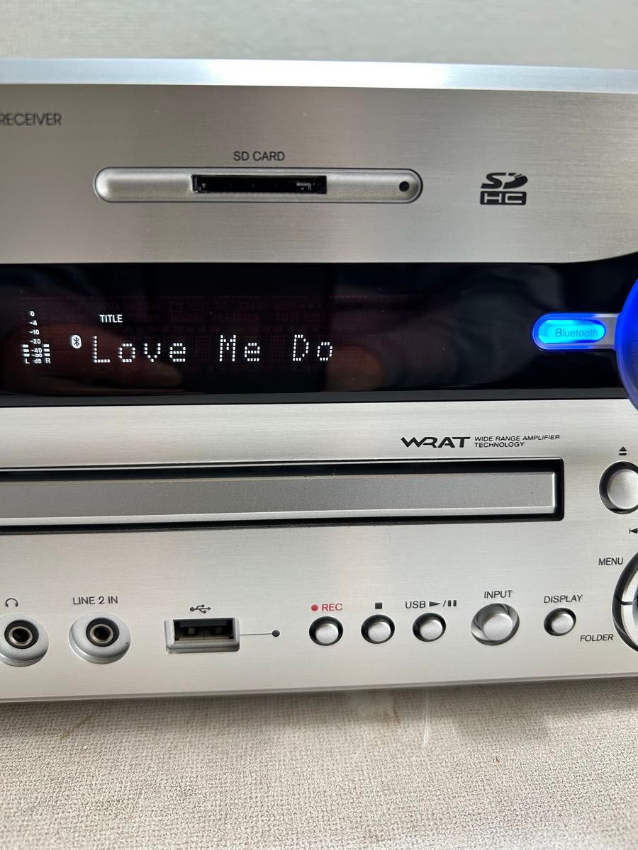 V16 整備美品 ONKYO NFR-7TX ハイレゾ 対応 CD/SD/USB/Bluetooth