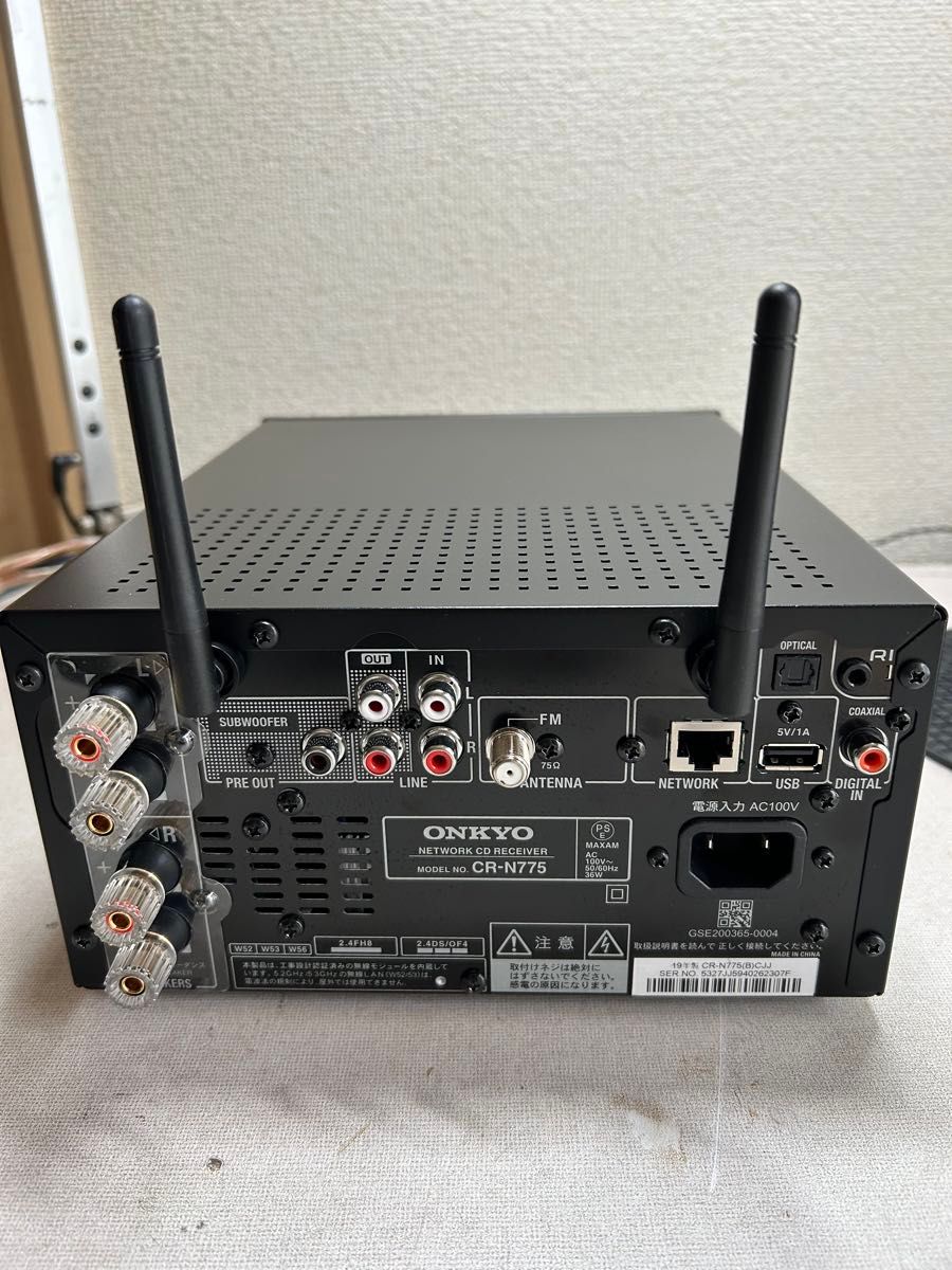 X16 整備極美品 ONKYO CR-N775 (B) ハイレゾ対応ネットワークCD