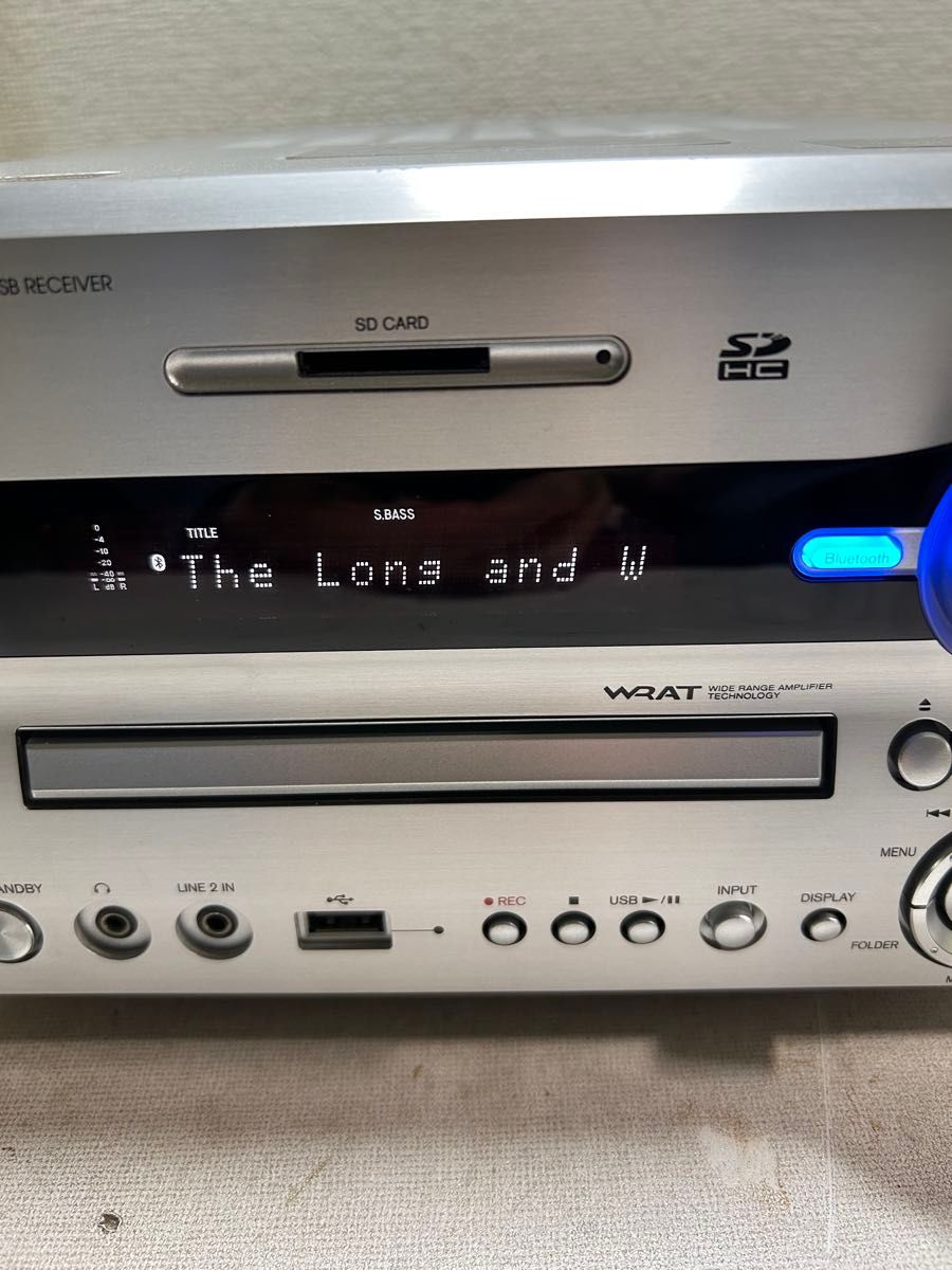 E17 整備品 ONKYO NFR-7TX ハイレゾ 対応CD/SD/USB/Bluetooth