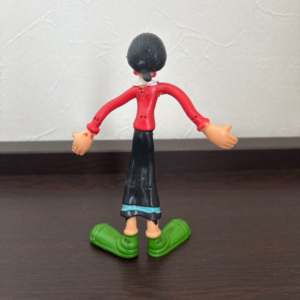 ポパイとオリーブ フィギュアセット 昭和レトロ 当時物 くねくね人形