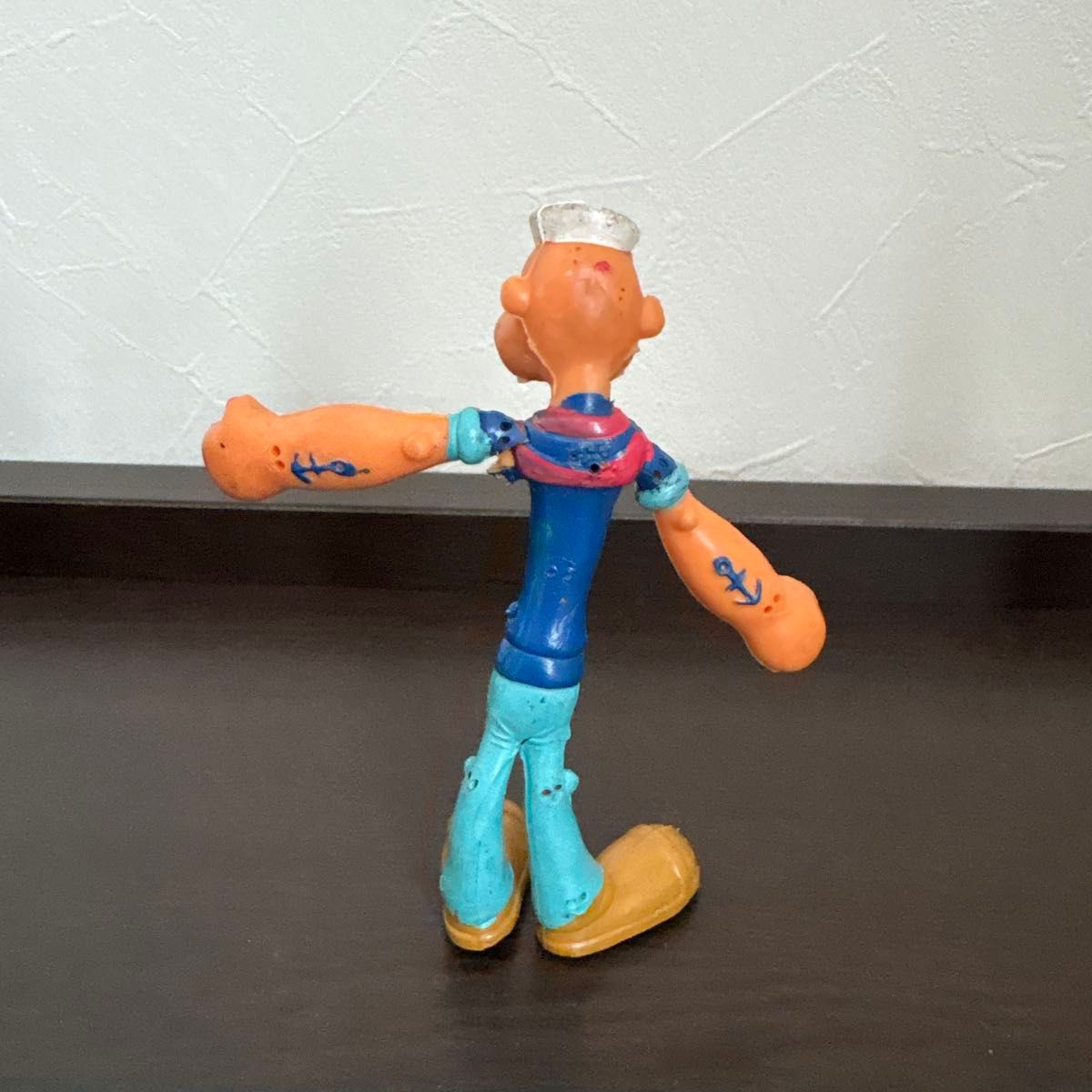 ポパイとオリーブ フィギュアセット 昭和レトロ 当時物 くねくね人形