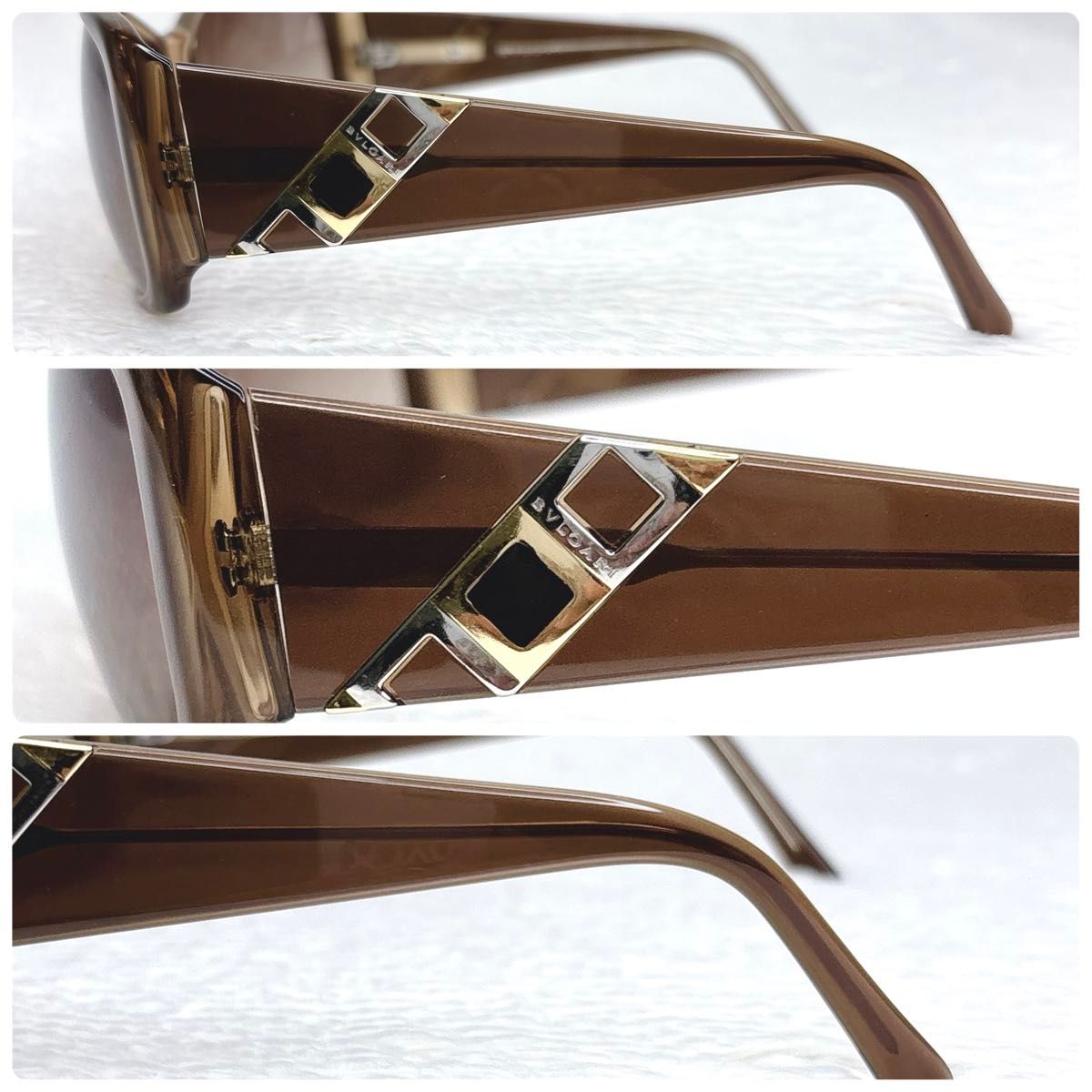 BVLGARI Sunglasses Geometric Logo 00s ブルガリ サングラス