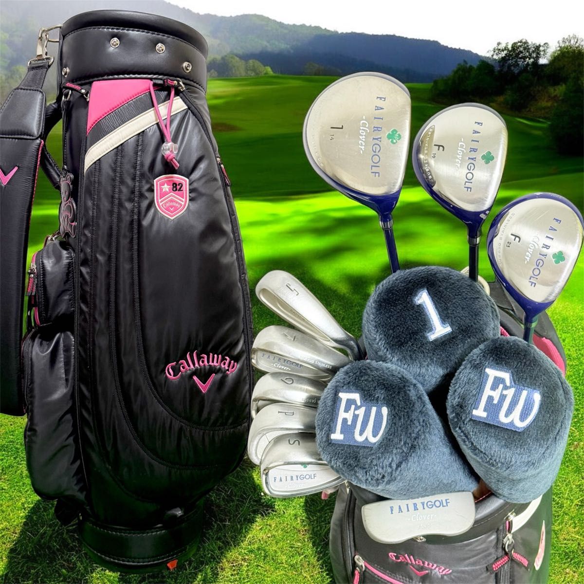 キャロウェイ 他 初心者 レディース ゴルフクラブセット ハーフセット