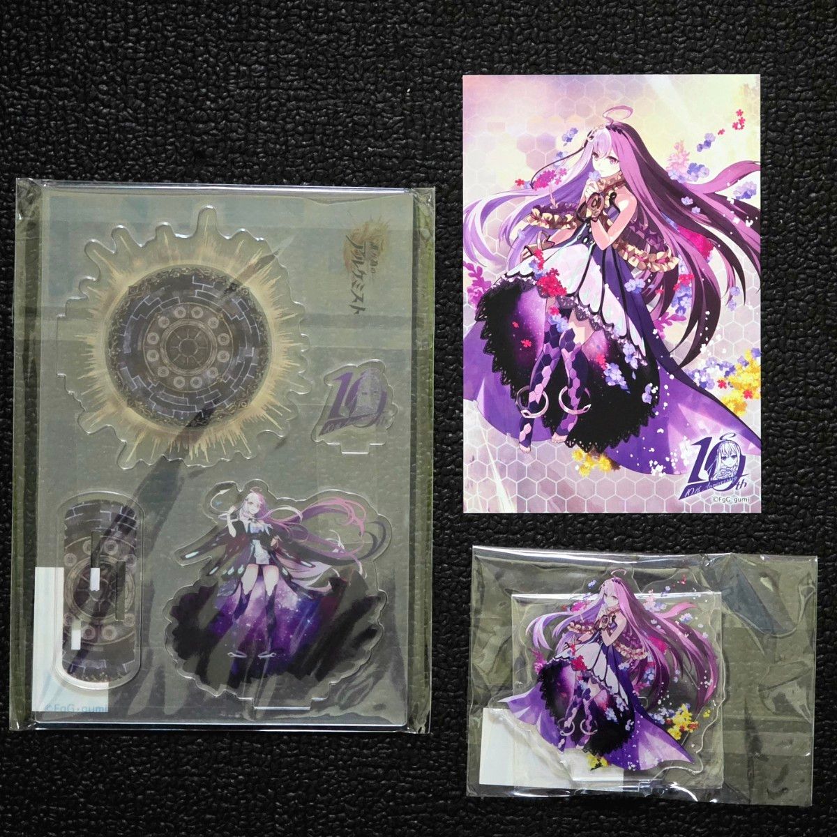 タガタメ10周年 アクスタ 2点 ＋ 限定ポストカード（非売品）｜Yahoo