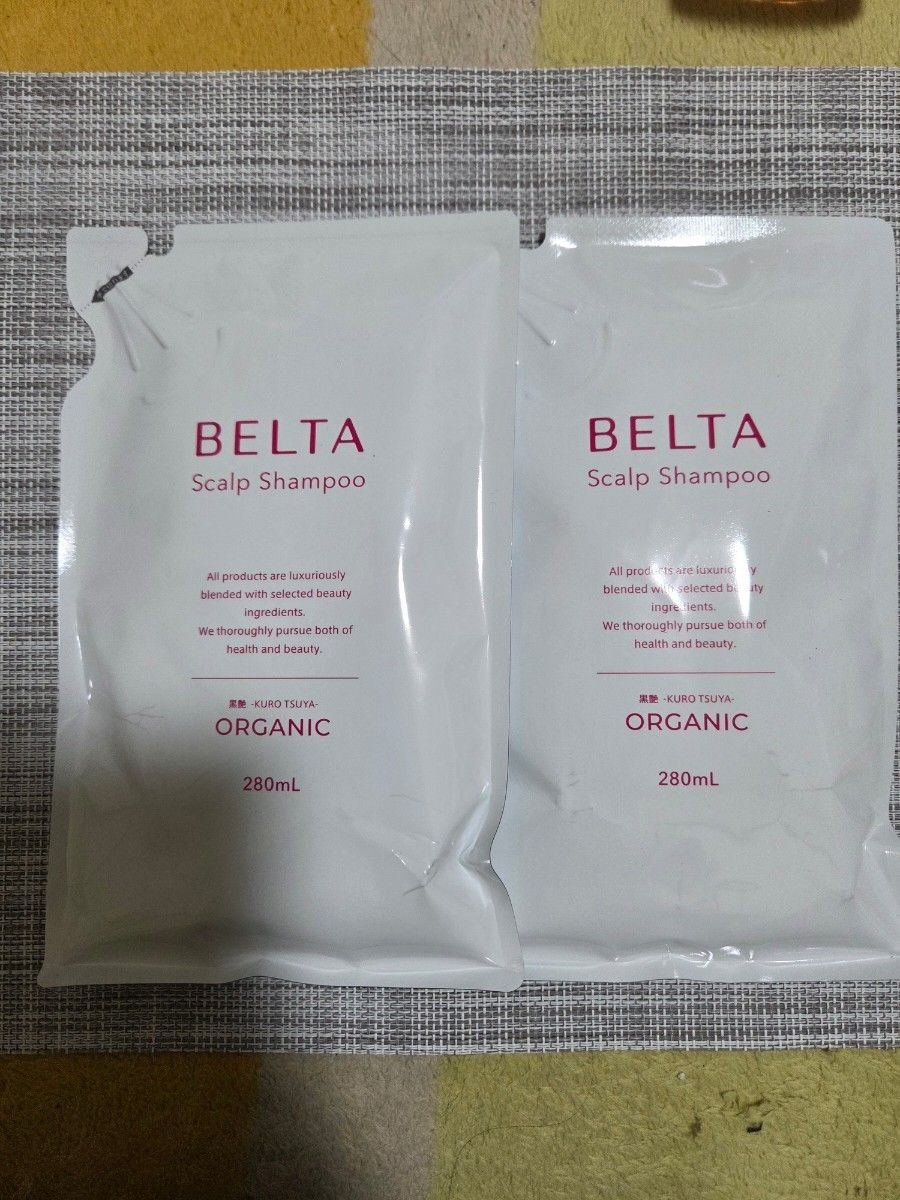 2袋】Belta スカルプシャンプー 280mL オーガニック オールインワン 詰