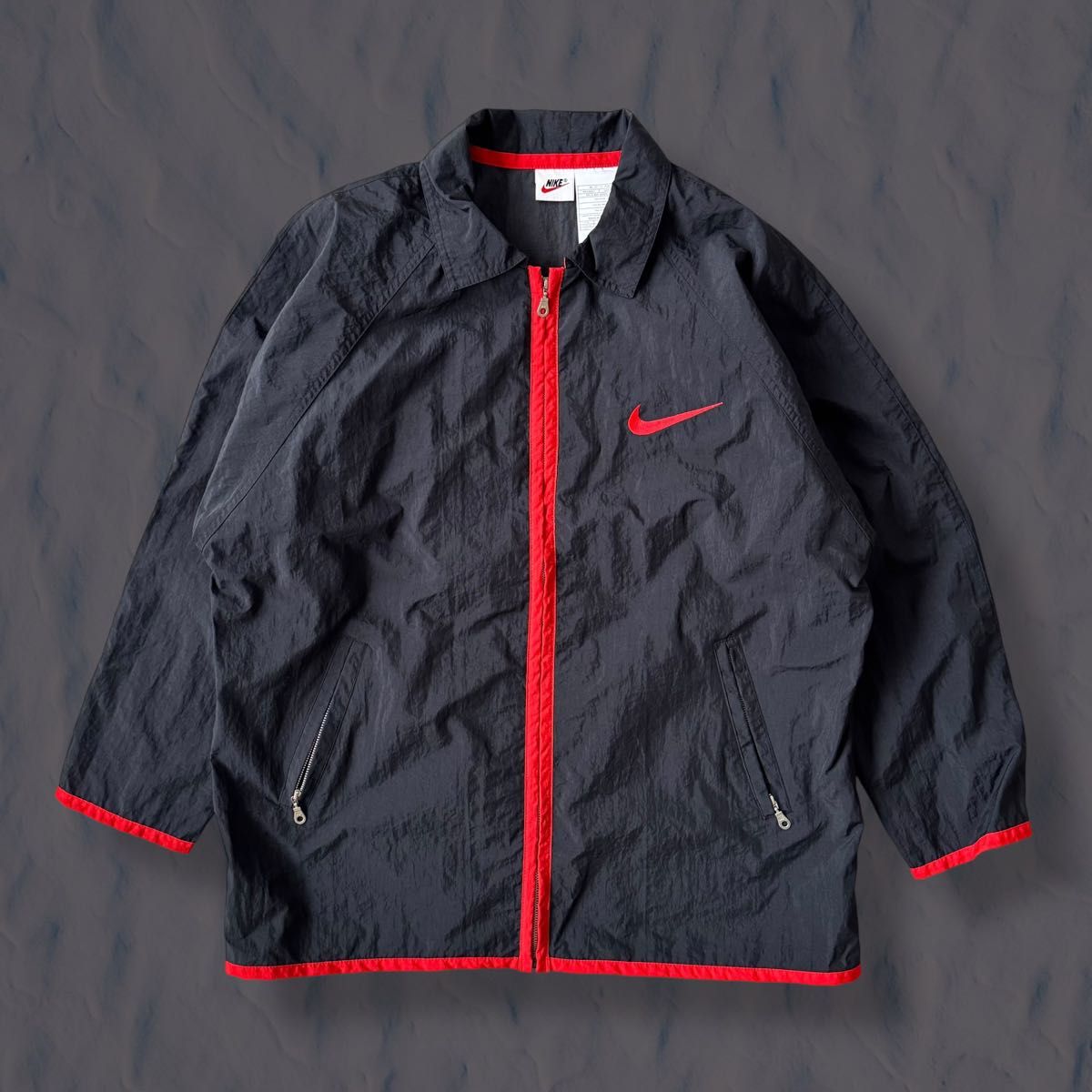 超希少】90s NIKE ナイロンジャケット ビッグスウォッシュ オリジナル