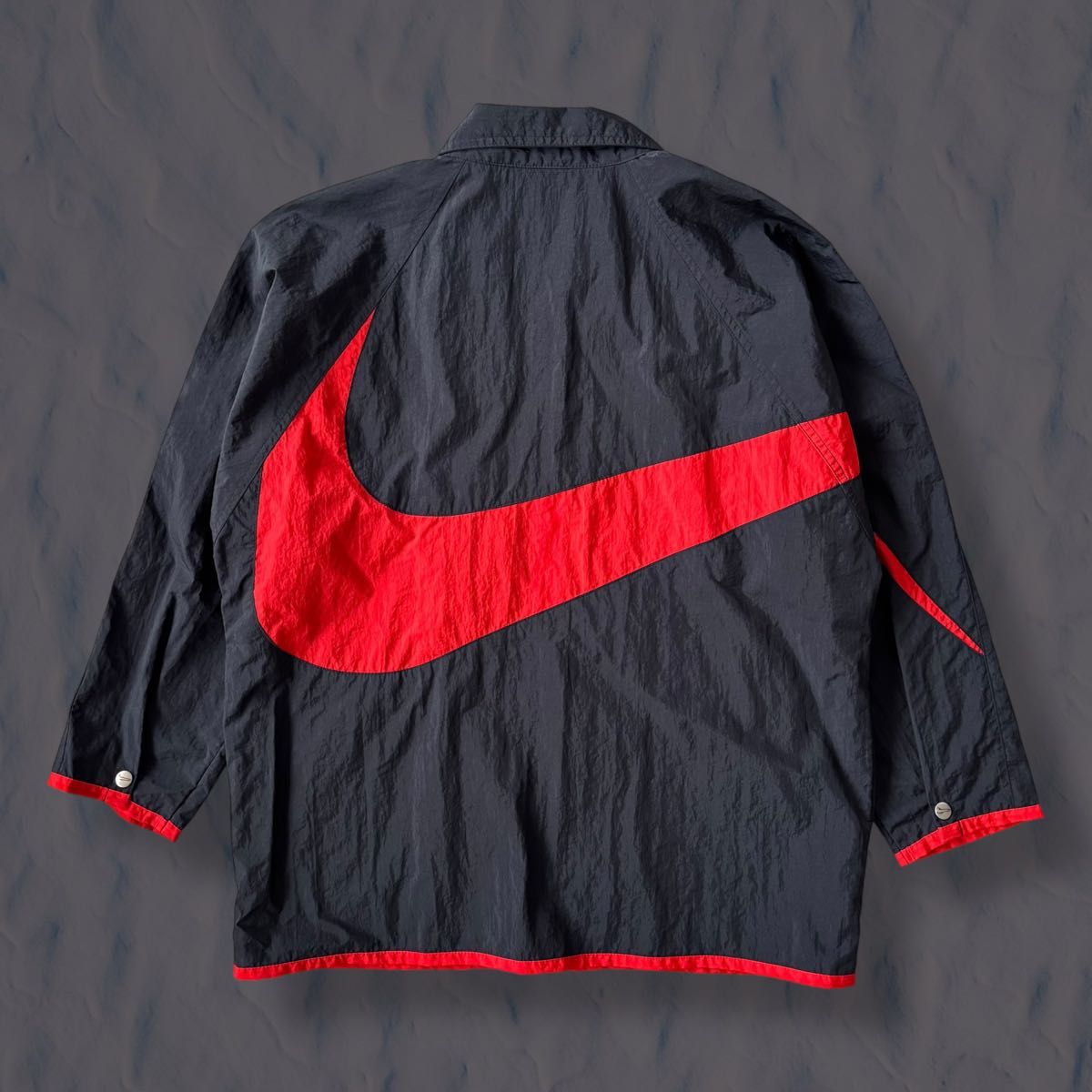 超希少】90s NIKE ナイロンジャケット ビッグスウォッシュ オリジナル