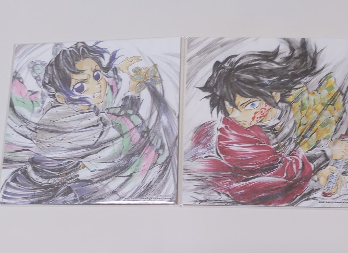 鬼滅の刃 無限城編 入場特典 冨岡義勇 胡蝶しのぶ 誕生日記念ボード 2