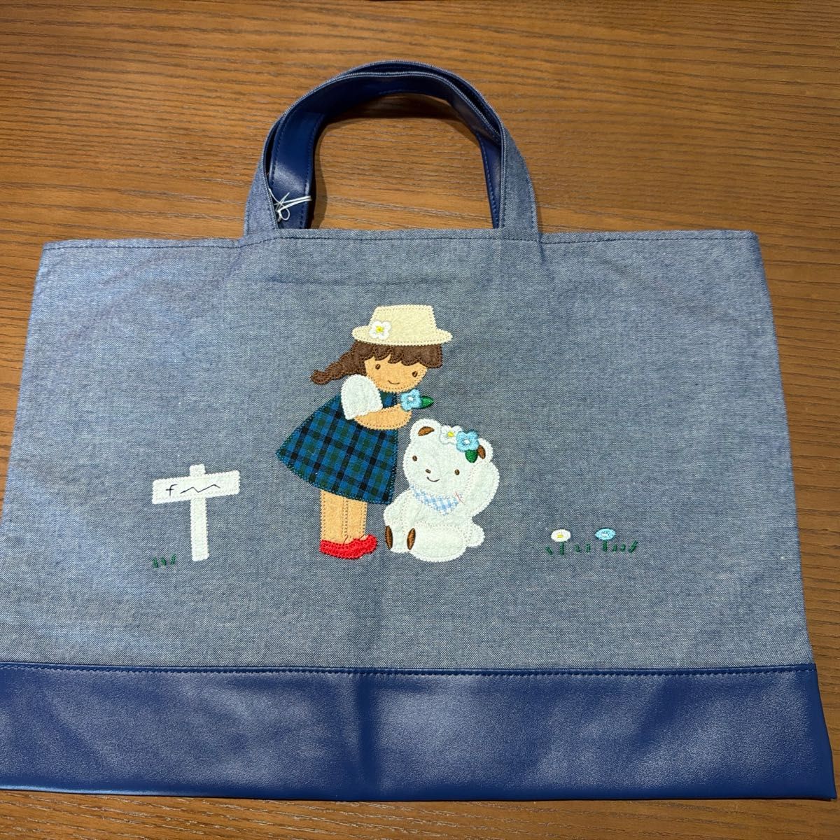 ファミリア デニムバッグ レッスンバッグ 女の子 クマ｜Yahoo!フリマ