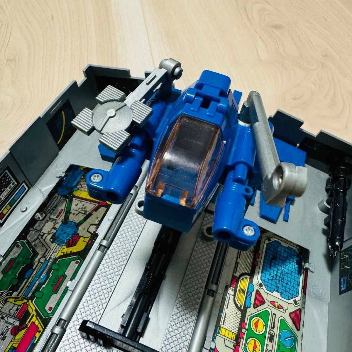 超希少 ダイアクロン カーロボット 移動基地 バトルコンボイ 19当時物