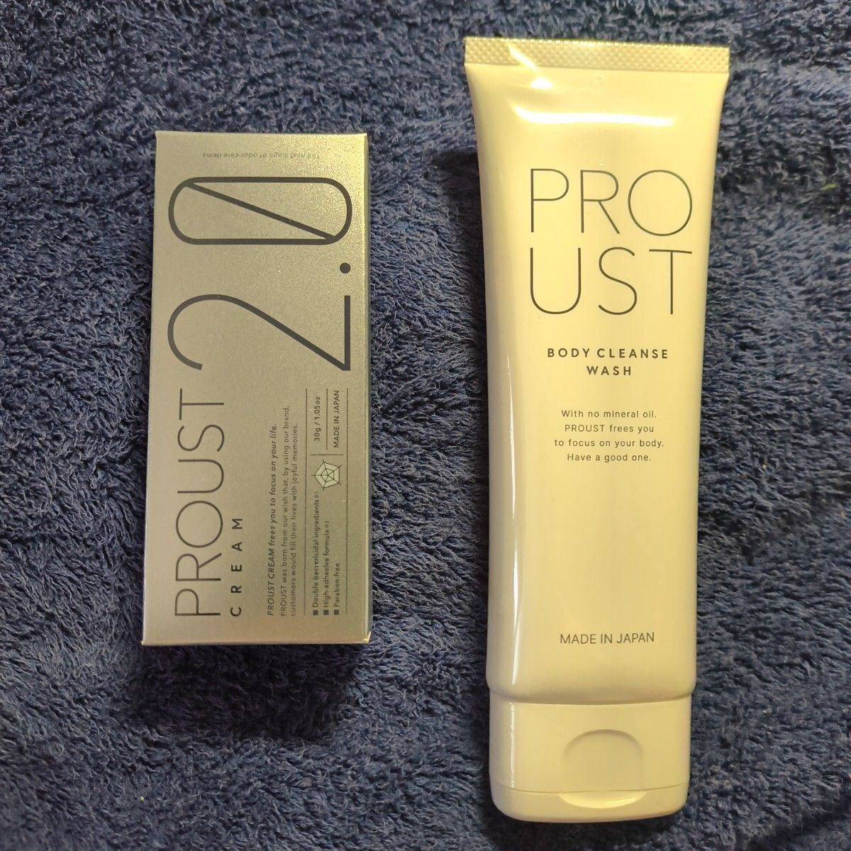 新品未使用 プルーストクリーム2 0 30g&ボディクレンズウォッシュ120g