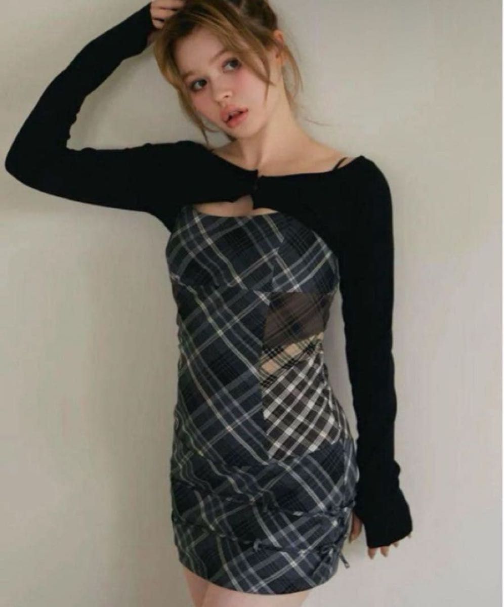 andmary Aine set mini dress gray M｜Yahoo!フリマ（旧PayPayフリマ）