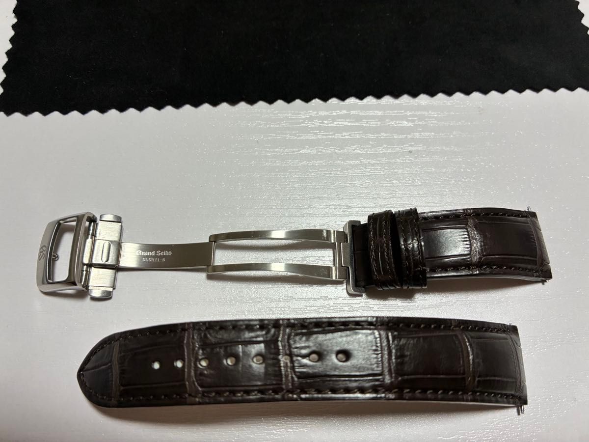 Grand Seiko グランドセイコー レザーベルト 20mm ダークブラウン D