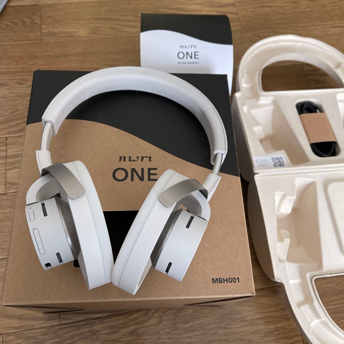 nwm ONE MBH001 ライトグレイ オンイヤー スピーカー｜Yahoo!フリマ