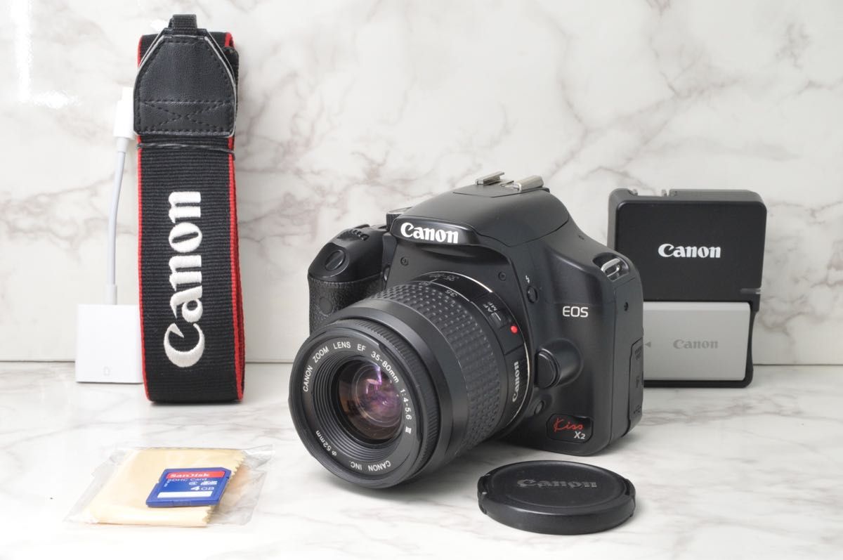 初心者おすすめ Canon EOS Kiss X2 スマホ転送 使用少なめ 一眼レフ
