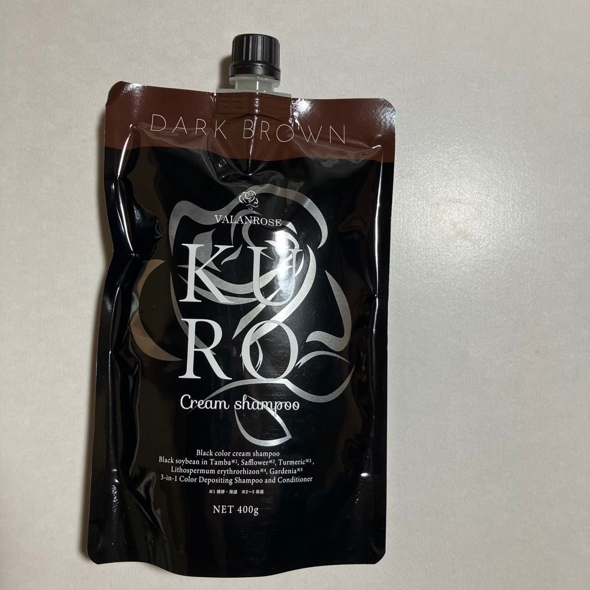 VALANROSE KURO クリームシャンプー ダークブラウン 400g｜Yahoo