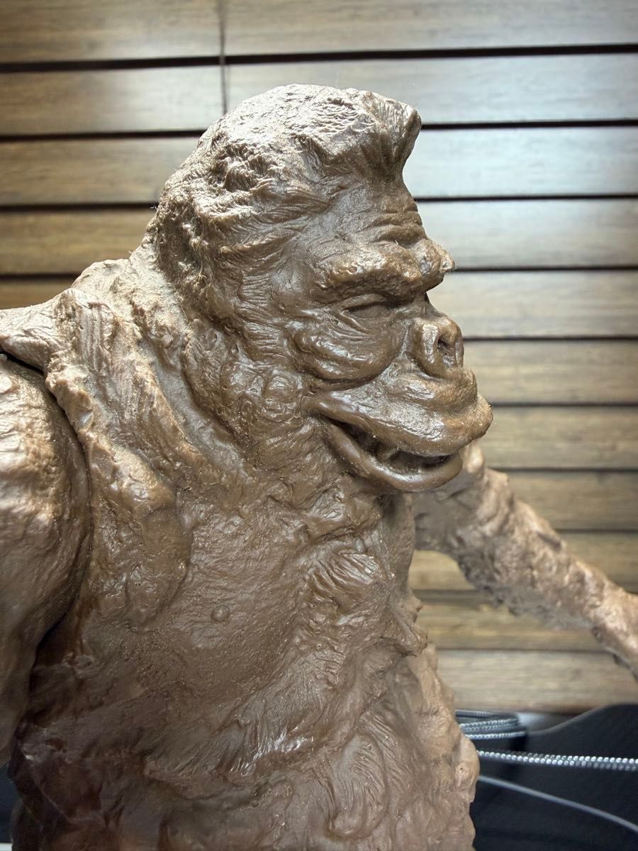 ビリケン商会 南海の魔神 キングコング対ゴジラ ソフビキット 組立済み