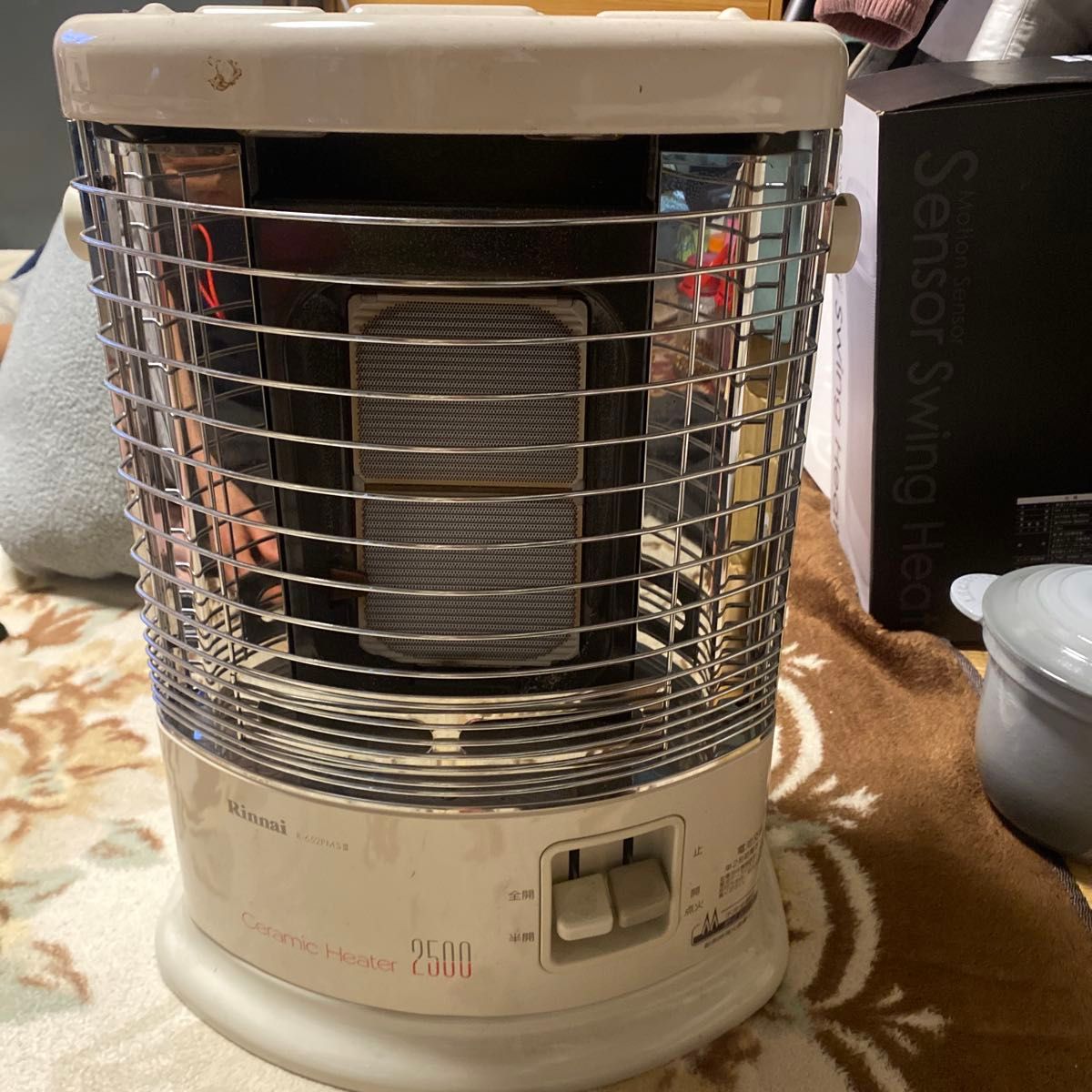 Rinnai リンナイ ガス赤外線ストーブ R-652PMSIII セラミックヒーター