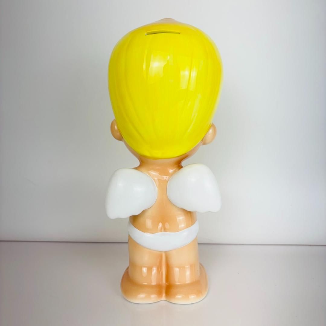 内藤ルネ 貯金箱 ゴン君 GON 昭和レトロ 珍品 レア 美品 70s RUNE 貯金