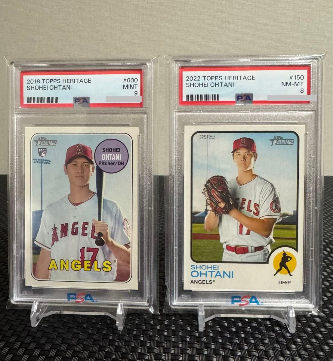 鑑定済 PSA8 PSA9】2018 2022 TOPPS HERITAGE 大谷翔平 スタンド