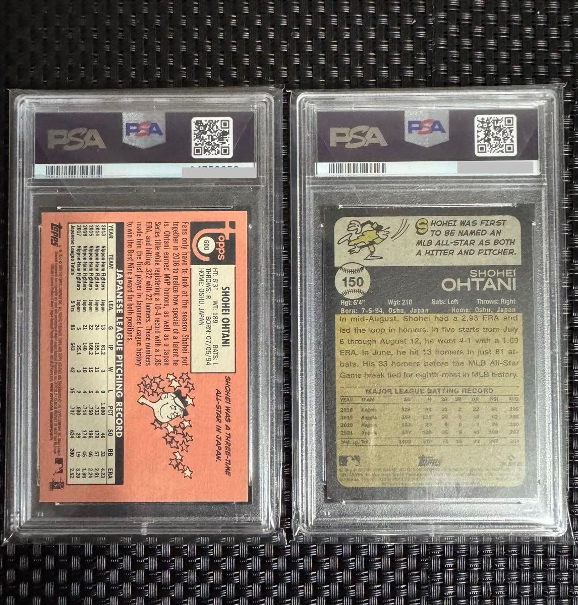 鑑定済 PSA8 PSA9】2018 2022 TOPPS HERITAGE 大谷翔平 スタンド