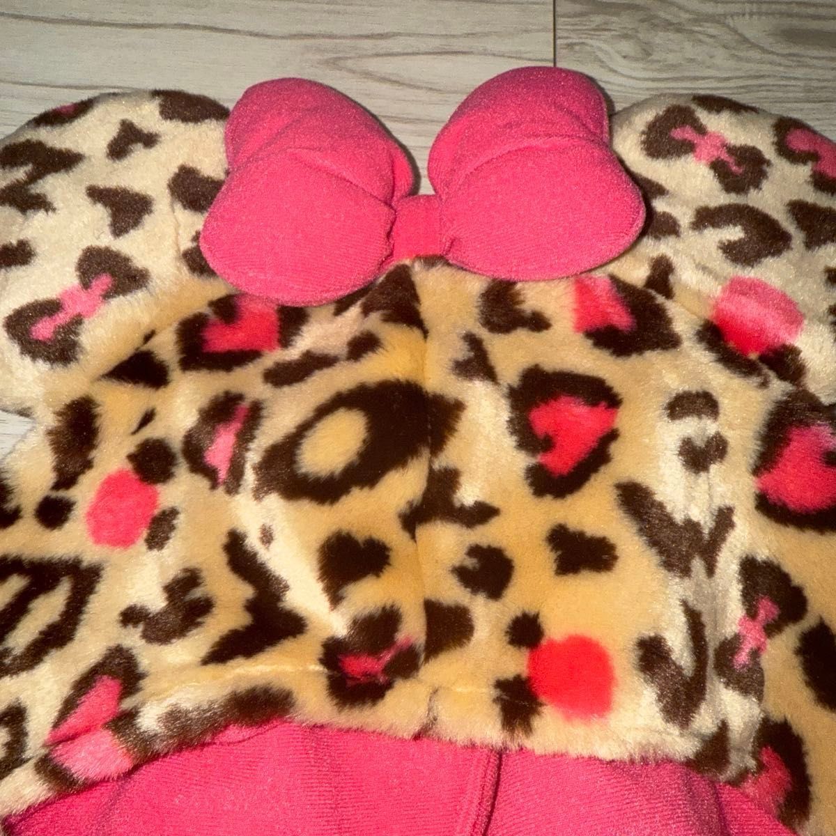ディズニー ヒョウ柄 マフラーキャップ ミニー Disney マフラー｜Yahoo