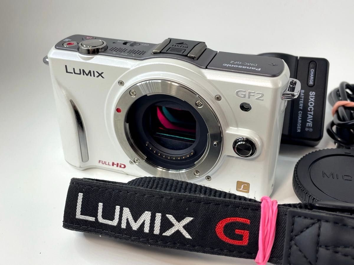 動作OK Panasonic LUMIX GF2 ホワイトボディ #2903｜Yahoo!フリマ（旧