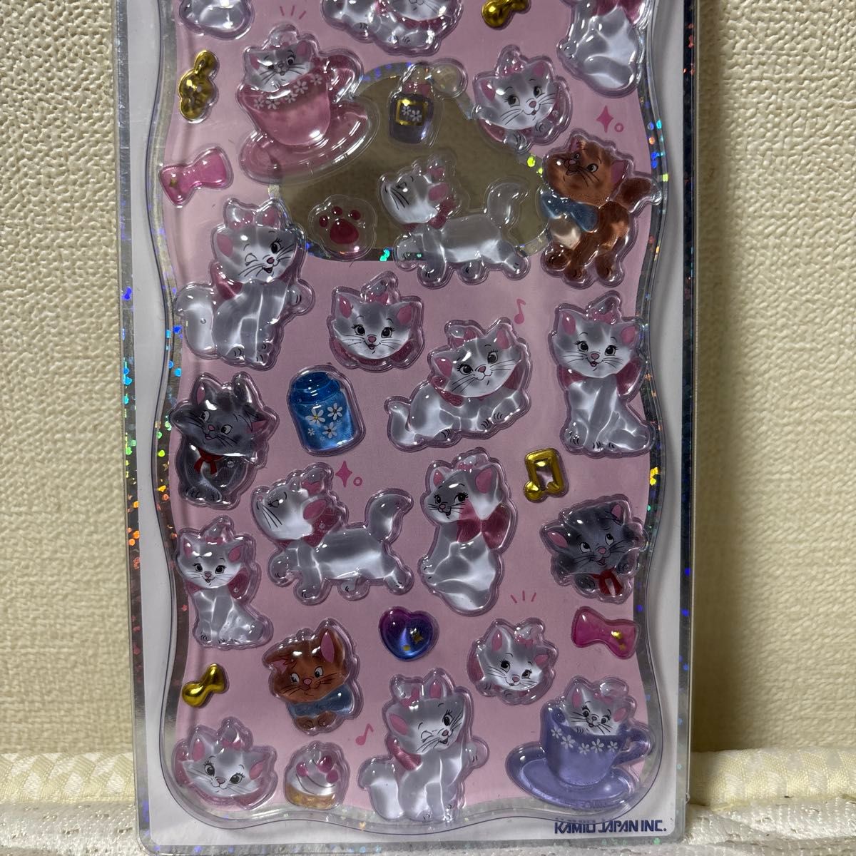 ディズニー プチドロップステッカー マリーちゃん おしゃれキャット