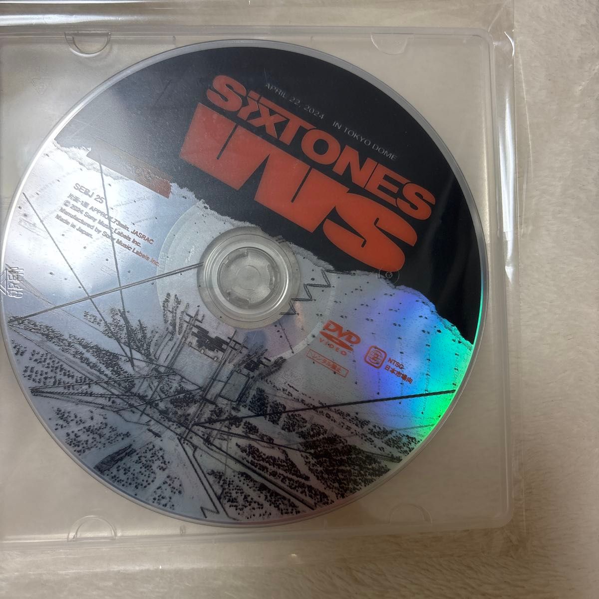 SixTONES VVS LIVE IN TOKYO DOME DVD 初回盤 4枚組 通常盤DISC3