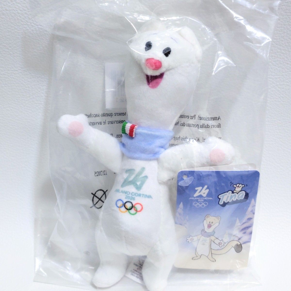 Tina ぬいぐるみ マスコット ミラノ・コルティナ 2026 オリンピック