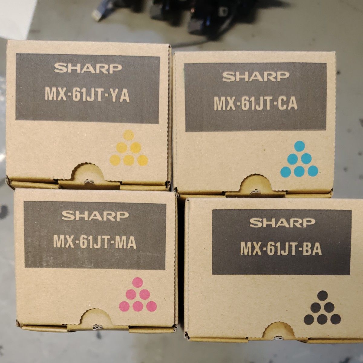 SHARP MX-61JT-CA/YA/MA/BA 純正トナー 4色セット｜Yahoo!フリマ（旧