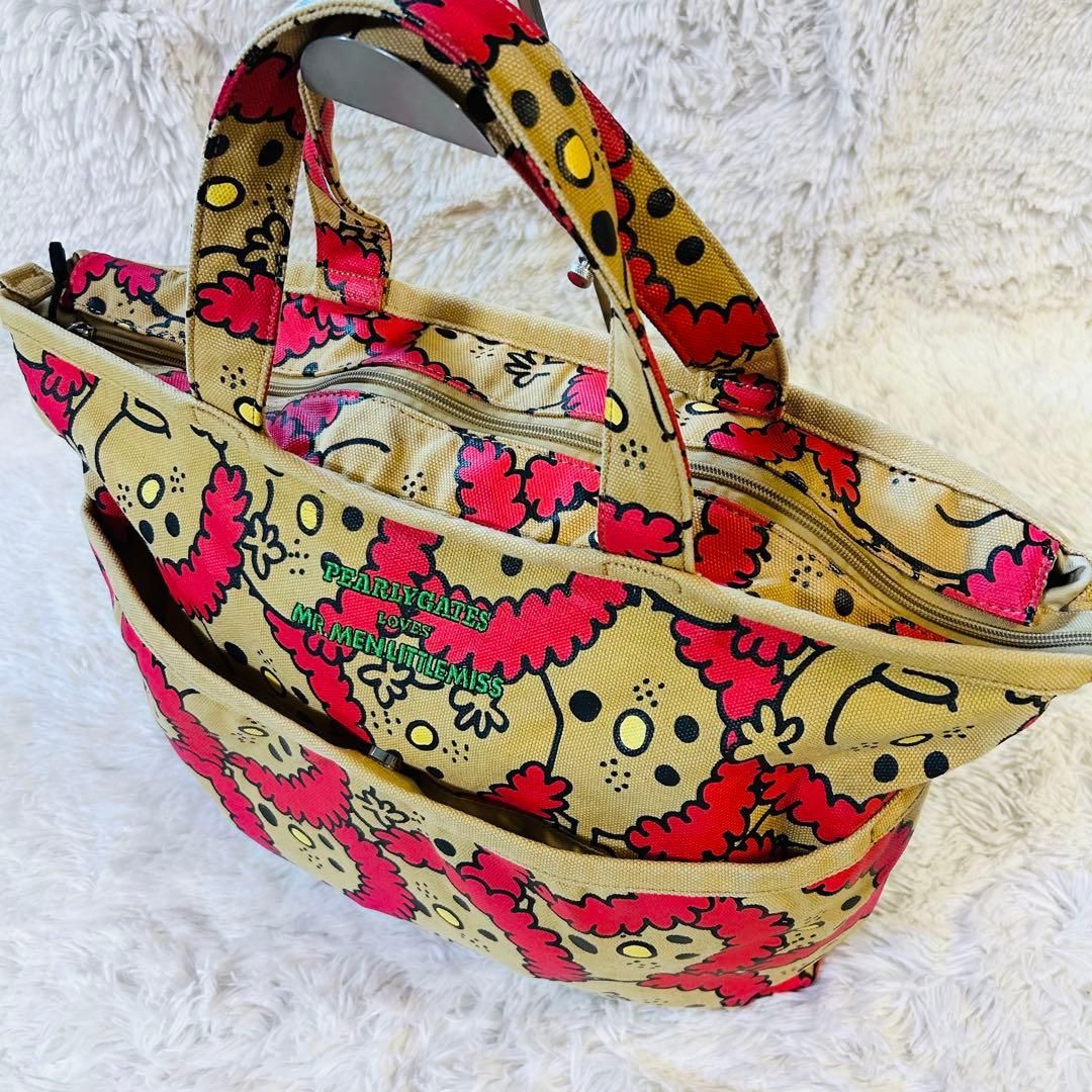 PEARLY GATES パーリーゲイツ ボストンバッグ 完売品 2way 大容量 総柄