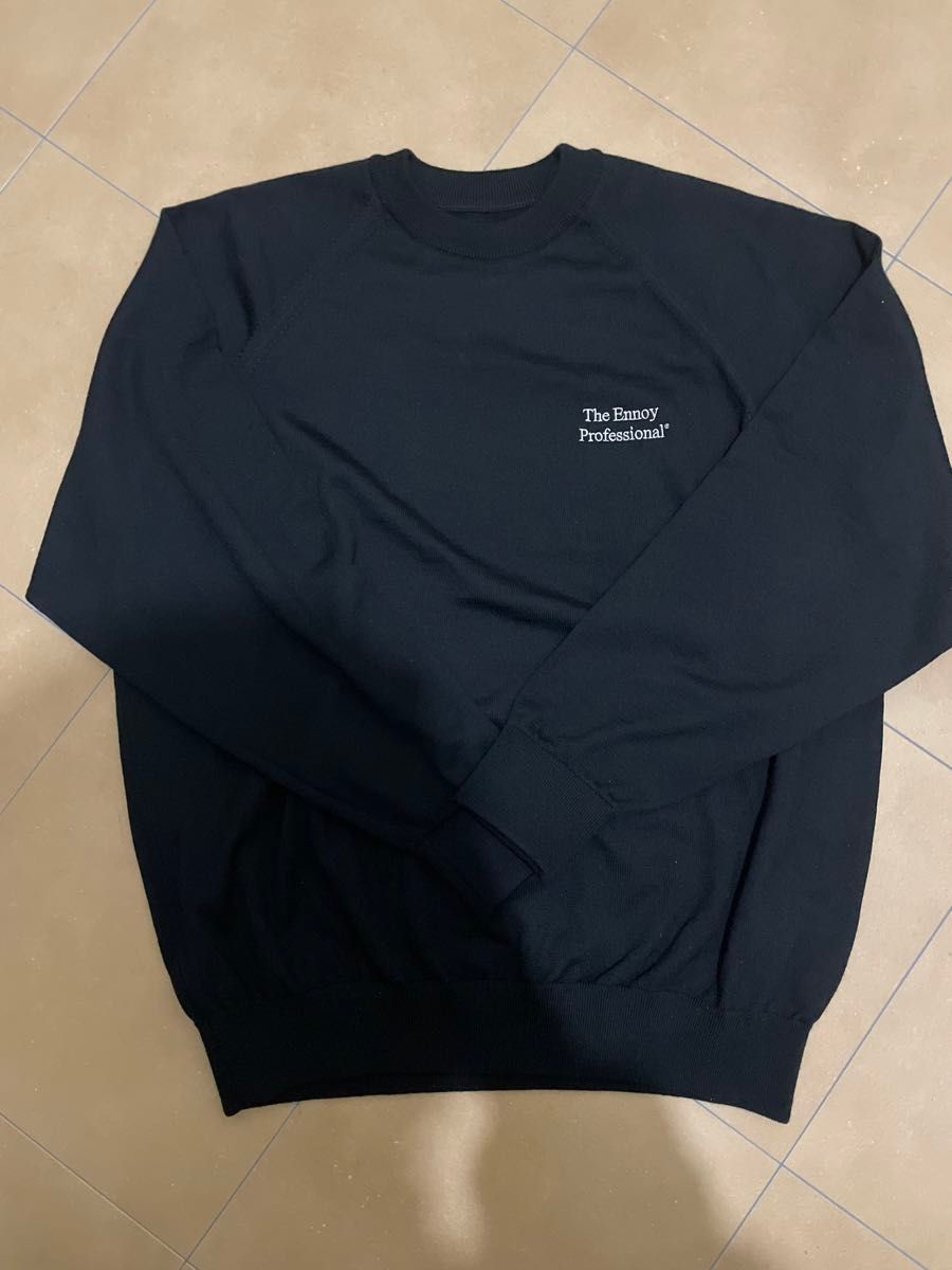 新品・L】ENNOY MERINO WOOL SWEATER エンノイ 黒｜Yahoo!フリマ（旧