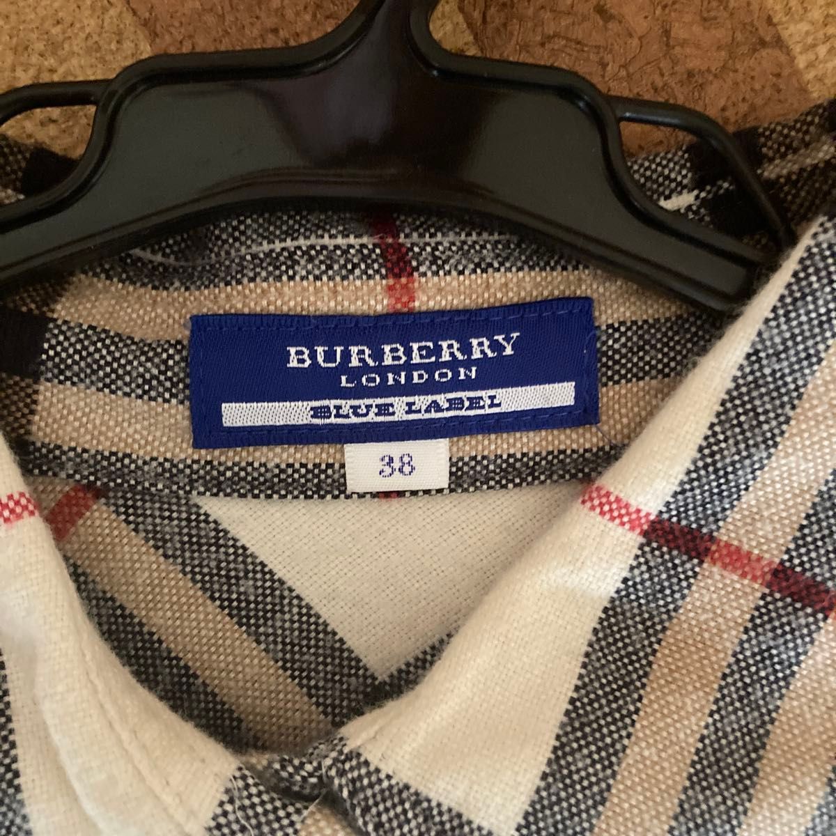 BURBERRY BLUE LABEL ノバチェック柄長袖シャツ 38｜Yahoo!フリマ（旧