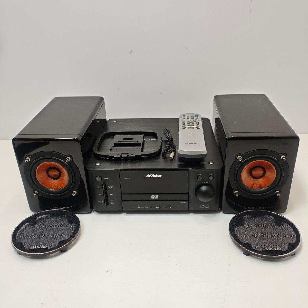 Victor ミニコンポ】CD・DVDプレーヤー付き Victor EX-BR3 DVD