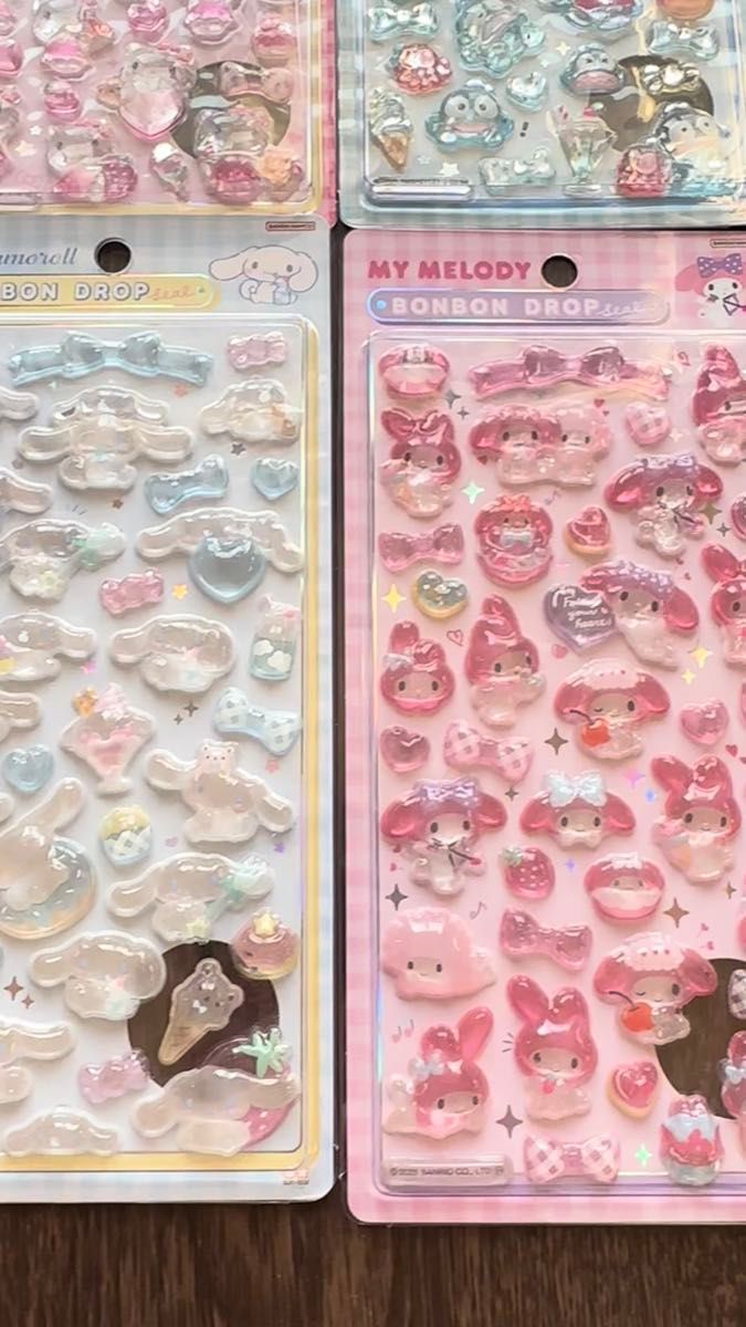 最終値下げ サンリオ ボンボンドロップ シール 7個セット｜Yahoo