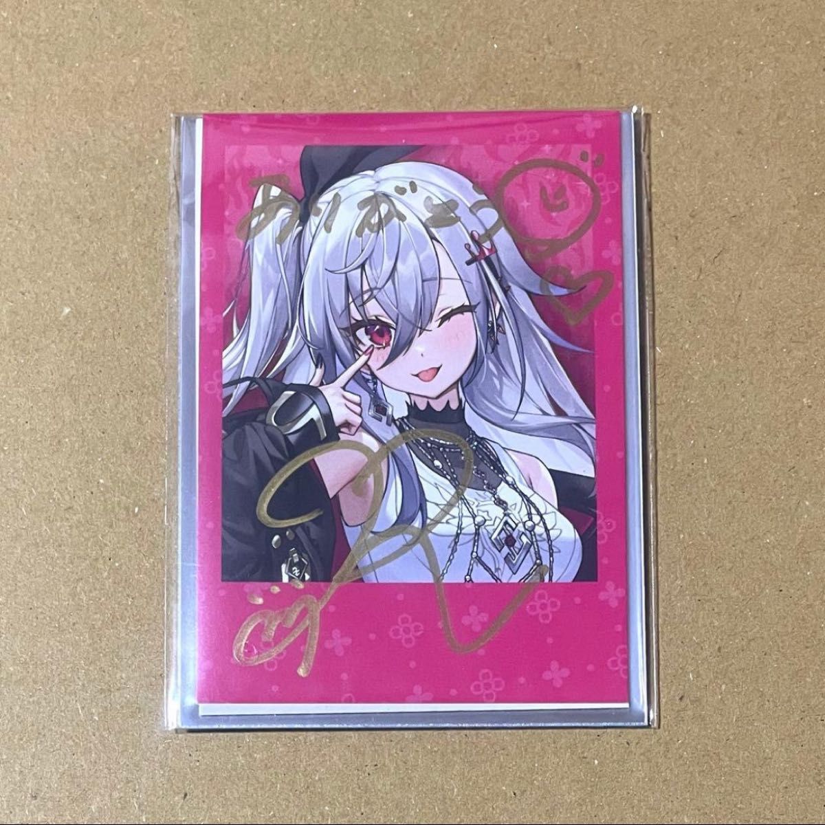 響咲リオナ 誕生日記念2025 直筆サイン&メッセージ入りチェキ風