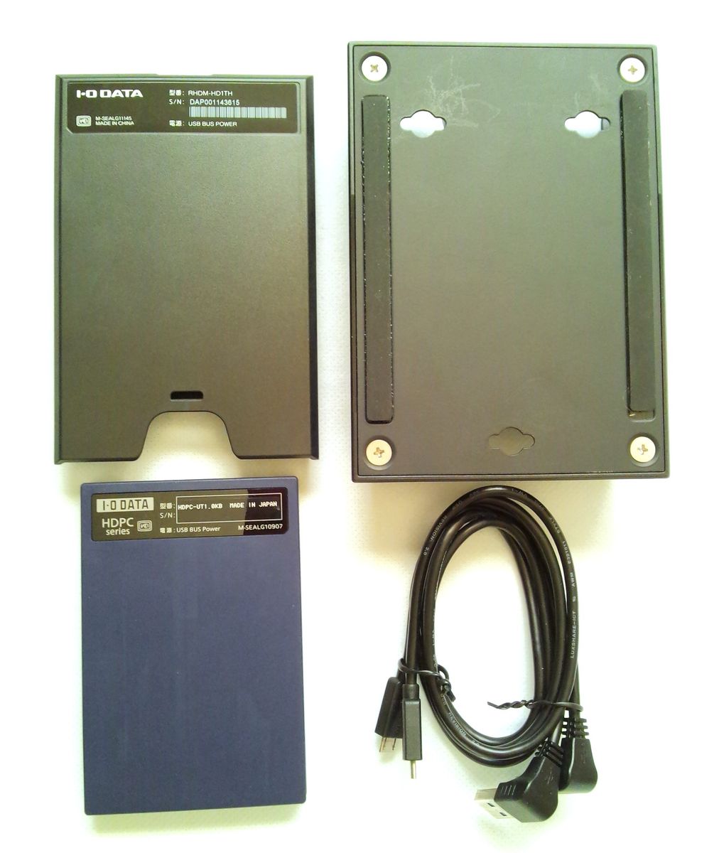 iVDR-SカセットHDD対応アダプタ(RHDM-HD1TH) ＋ 外付HDD(1TB/1000GB