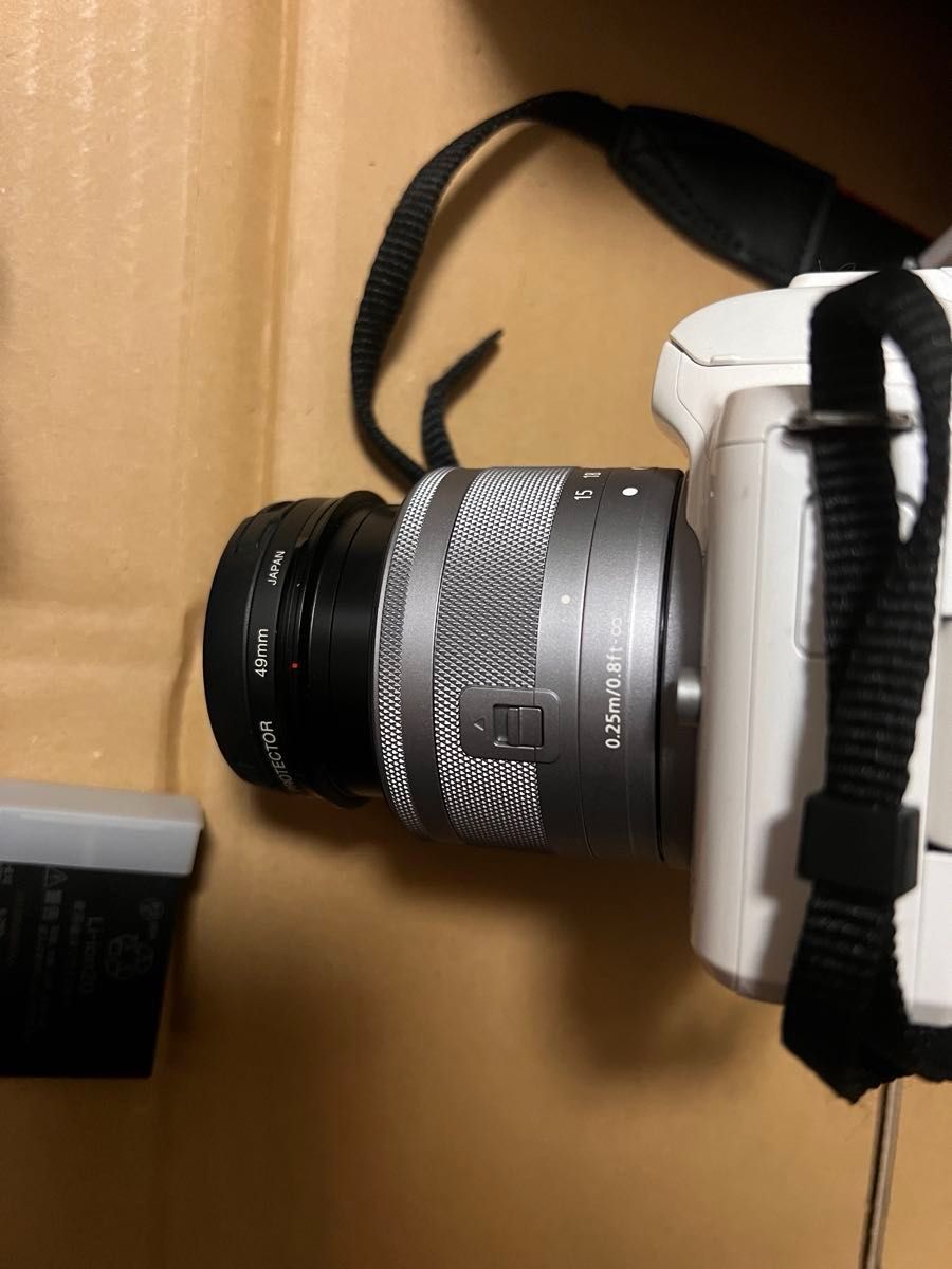 ミラーレス一眼 カメラ Canon EOS Kiss M 55-200mmレンズ Canon