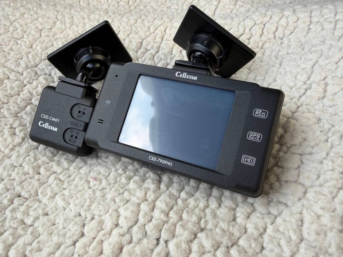 セルスター ドライブレコーダー CSD-790FHG 本体 リアカメラセット