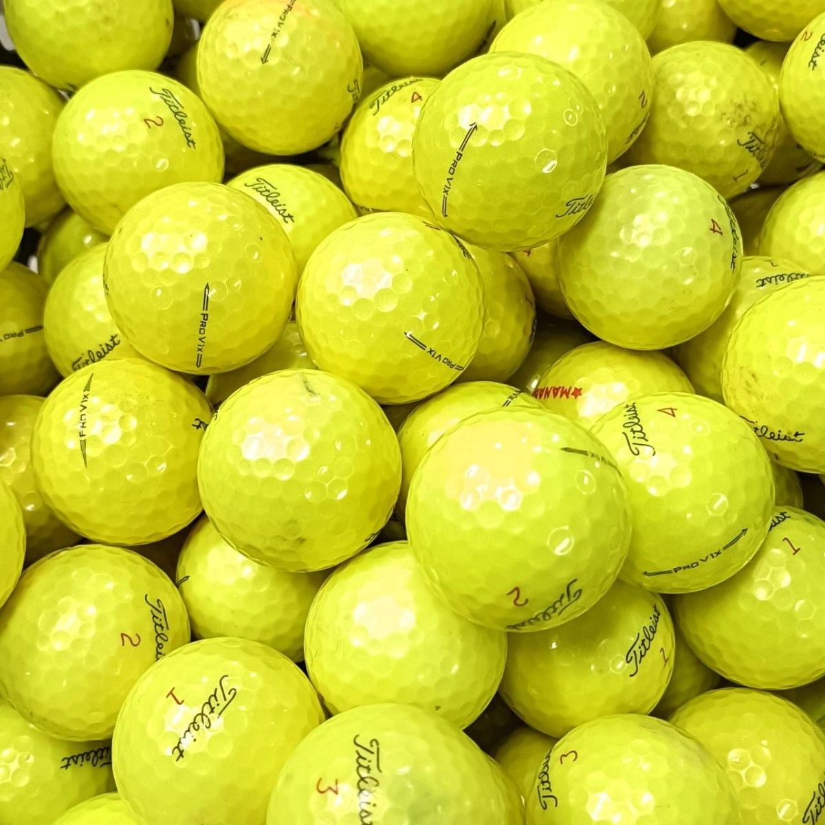 213・ロストボール タイトリスト PRO V1x 年代混合 イエロー20球B